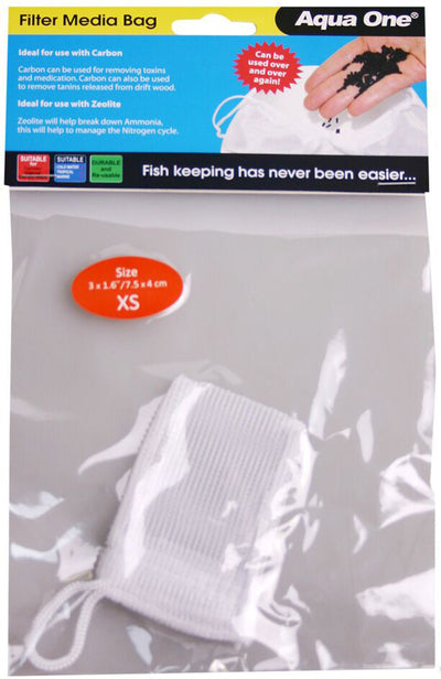 Aqua One Filter Media Bag X Small 7.5cm x 4cm