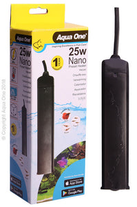 Aqua One Aqua One Nano Plastic Preset 25W Heater 15Cm 240V 50Hz