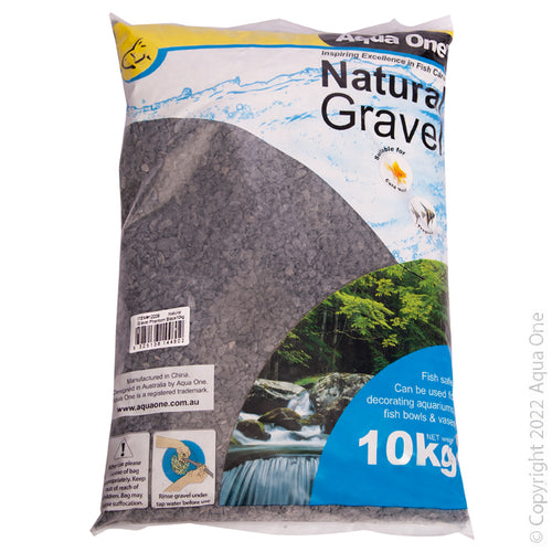 Aqua One Phantom Black Gravel 10Kg *Available for Instore Pick Up or Local Delivery Only*