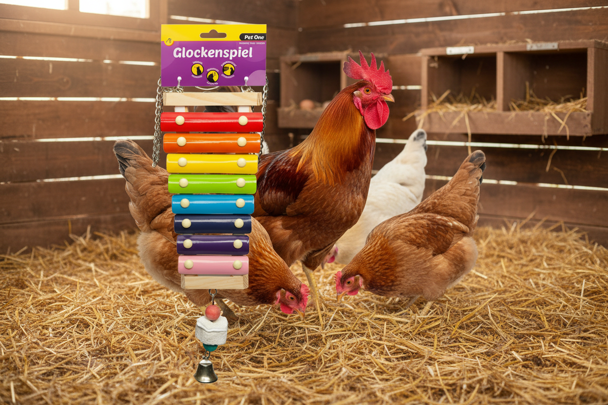 Chicken Toy Glockenspiel 12.5x69cm