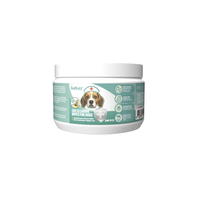 Furkidz Ear Cleaning Wipes for Dogs – 200 Jar