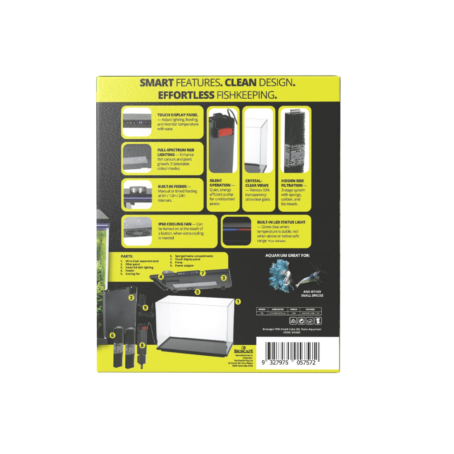 Bioscape Pro Nano 20ltr Aquarium