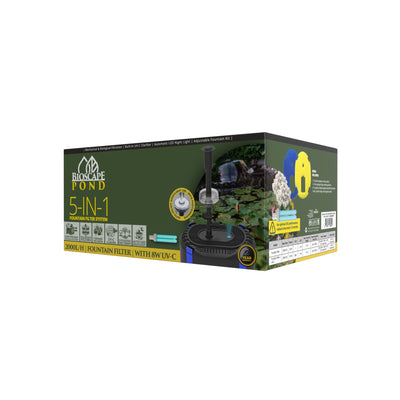 Bioscape - All in One Submersible Pond Filter with UV 2000lph