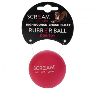 Scream Rubber Ball 6cm Medium