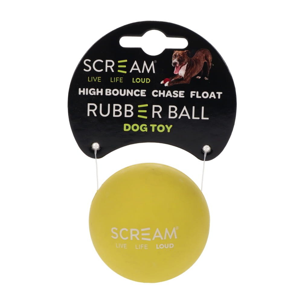 Scream Rubber Ball 6cm Medium