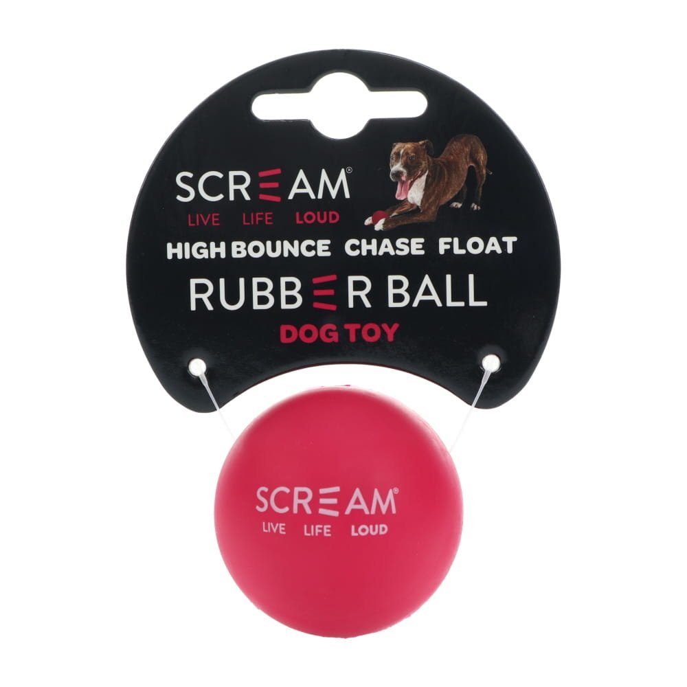 Scream Rubber Ball 5cm small