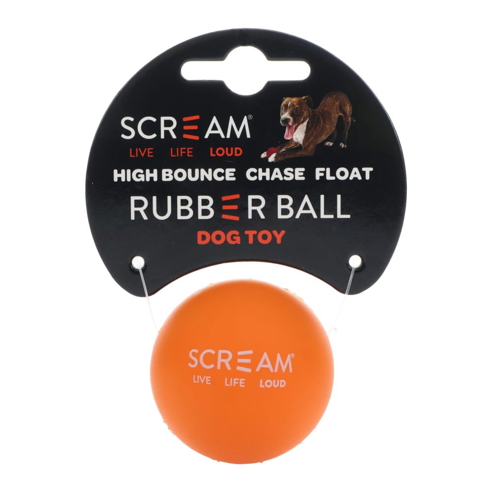 Scream Rubber Ball 5cm small