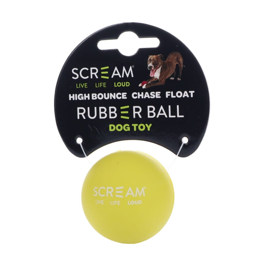 Scream Rubber Ball 5cm small