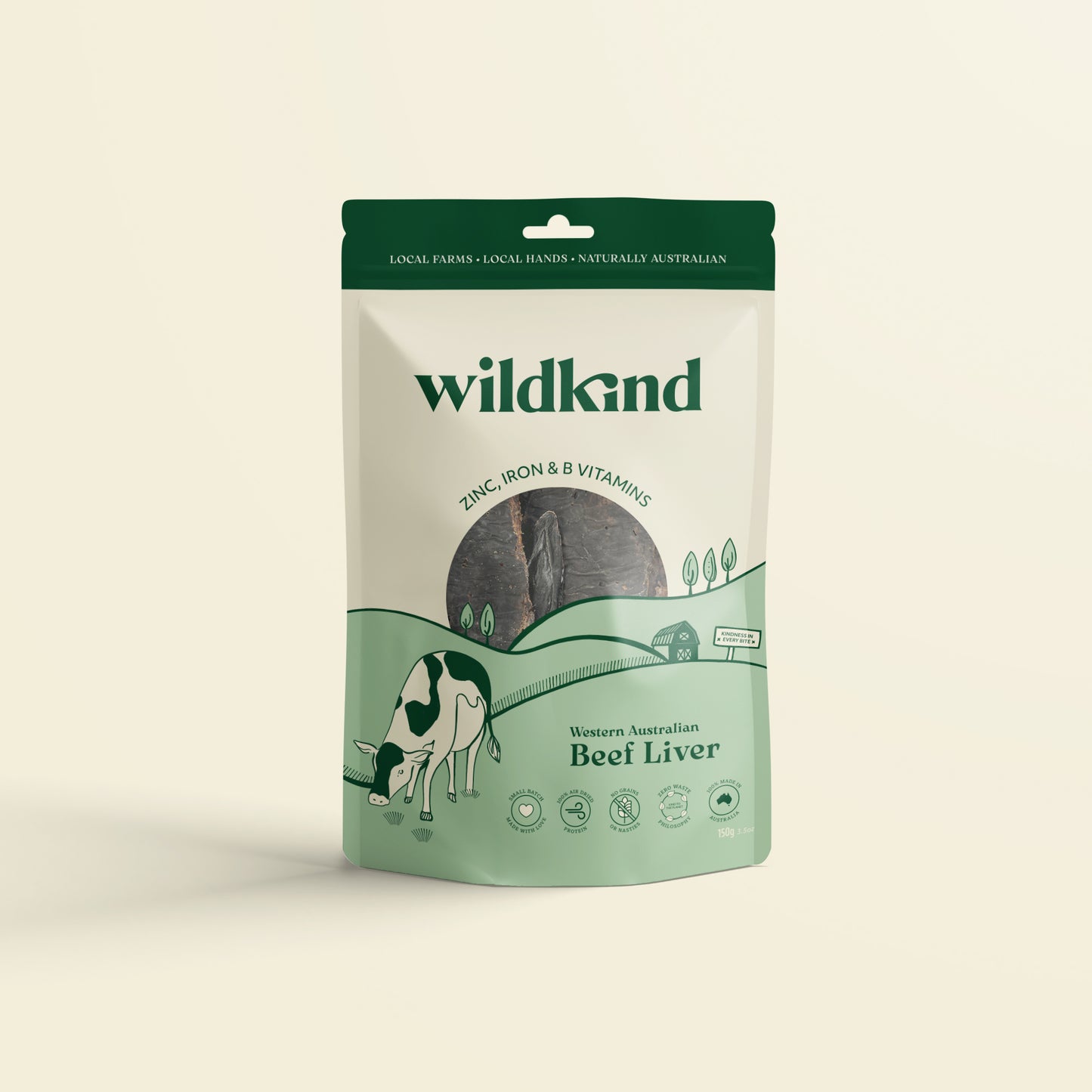 Wildkind Dog Treat Western Australian Beef Liver 150G