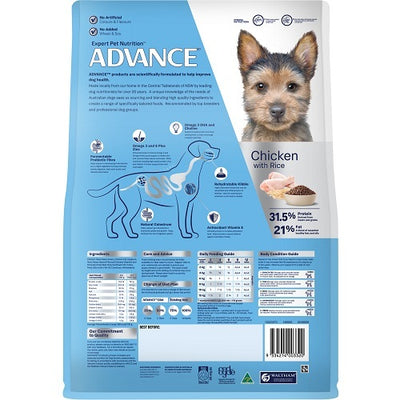 Advance Dog Puppy Small & Toy Brd 8Kg