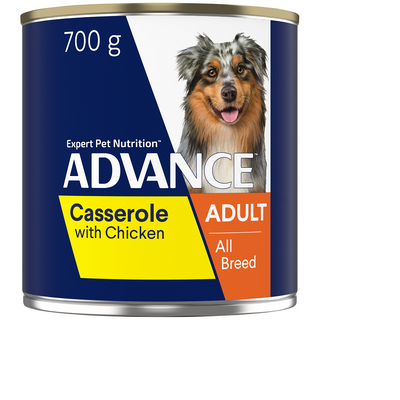Advance Adult Dog Can Casserole Chicken 700g