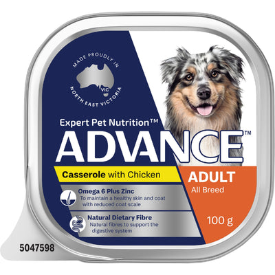 Advance Dog Chicken Casserole 100G 12 Pack