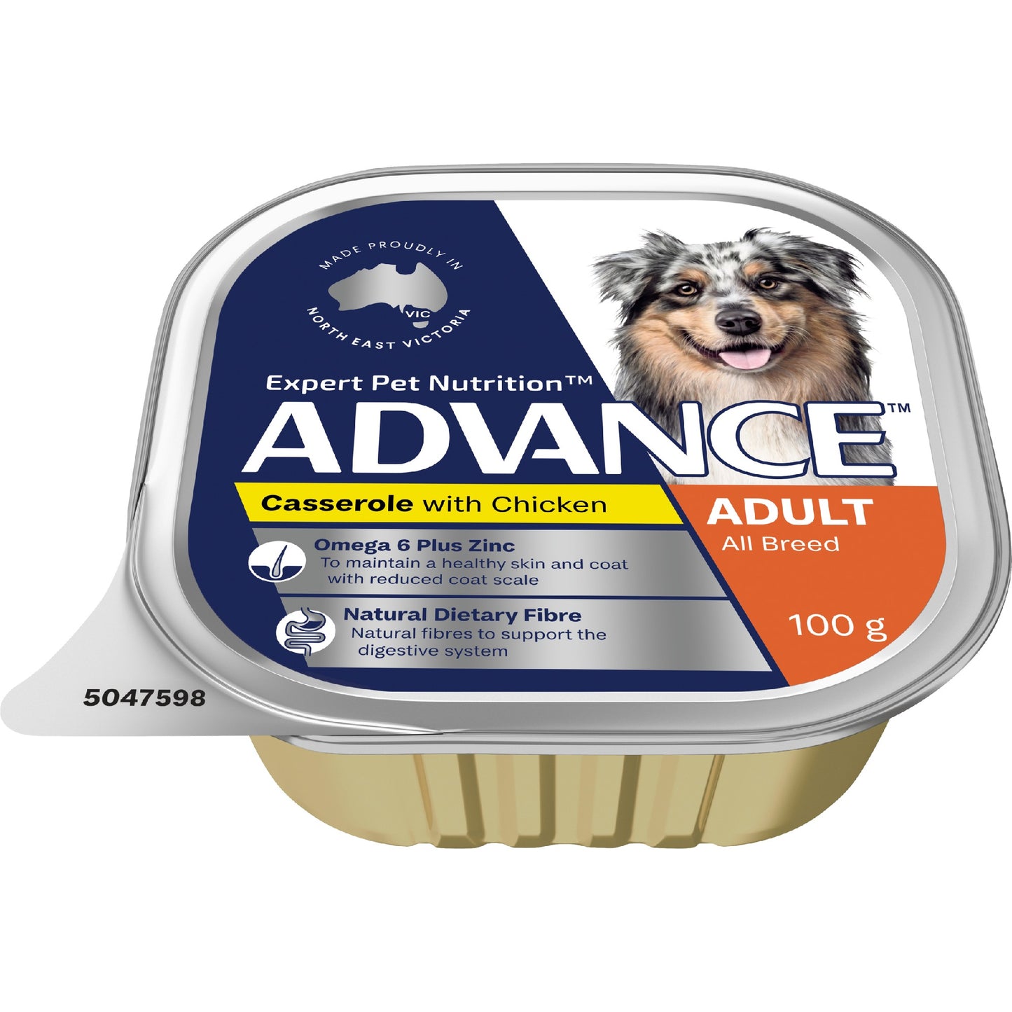 Advance Dog Chicken Casserole 100G 12 Pack