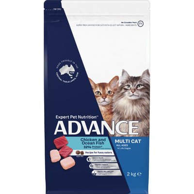 Advance Cat Multi Chicken & Fish 2Kg