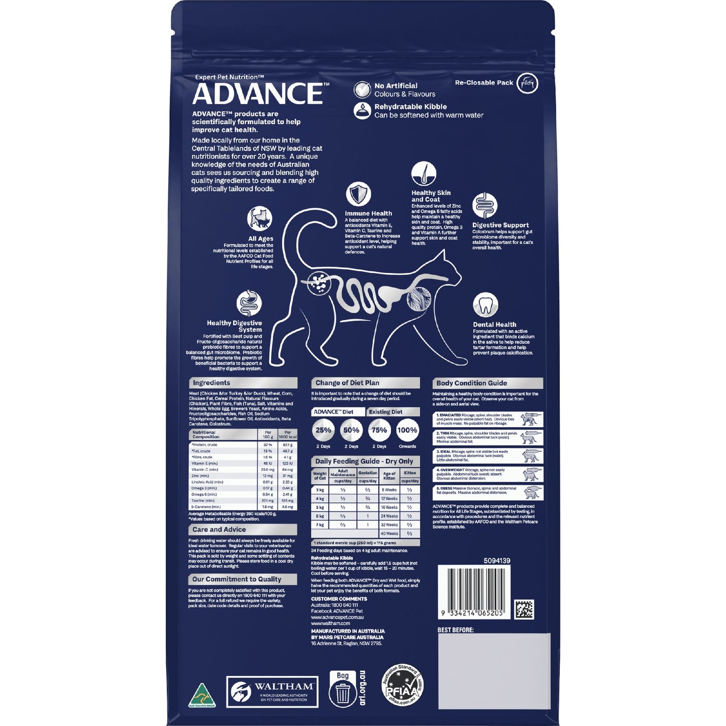 Advance Cat Multi Chicken & Fish 2Kg