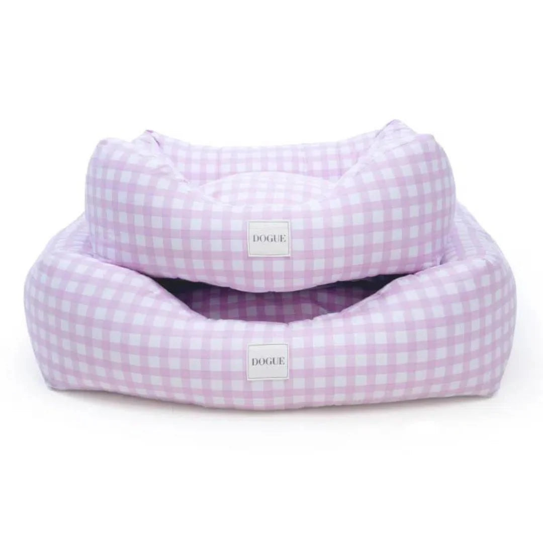 Dogue Gingham Bed Mauve Small