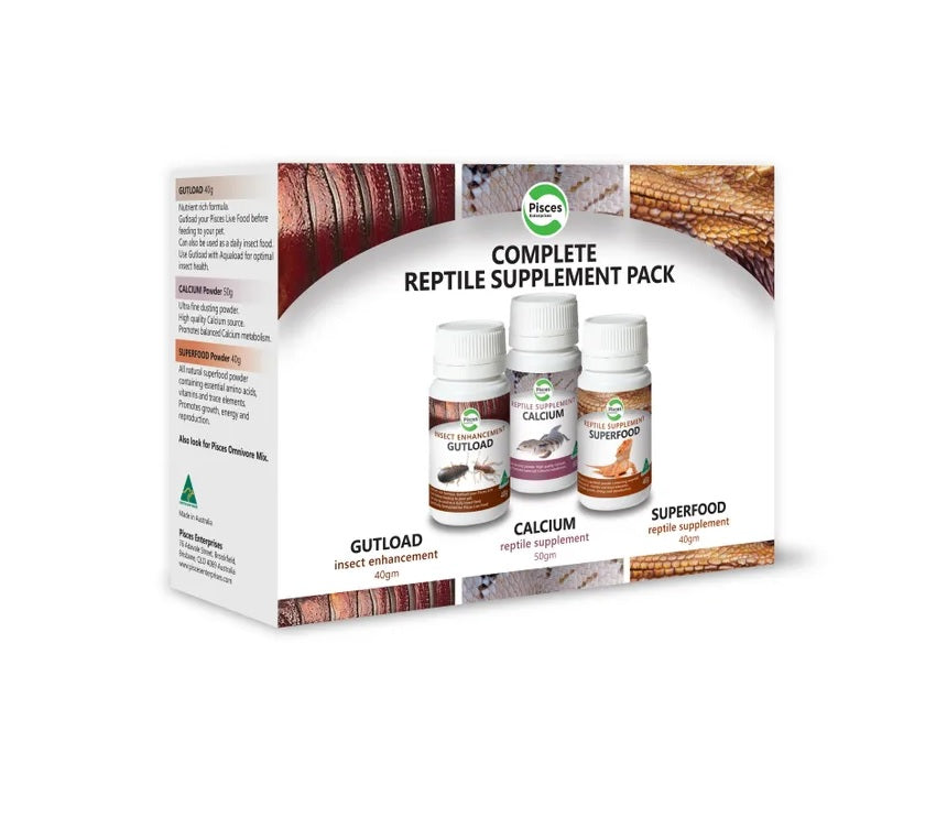 Pisces Complete Reptile Supplement Pack