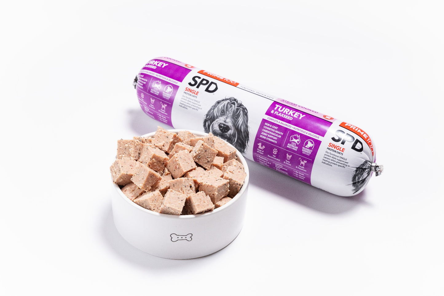 Prime 100 Turkey And Flaxseed Cooked Roll 2Kg *Available For In Store Pickup or Local Delivery Only
