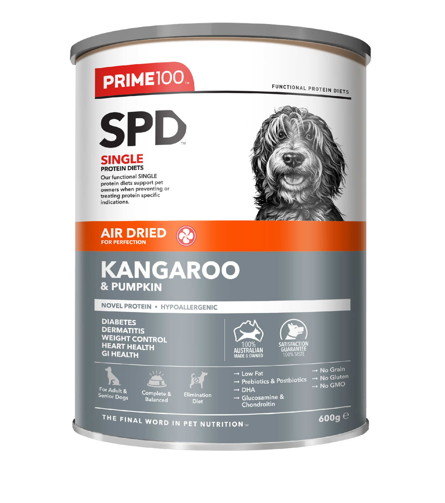 SPD Kangaroo & Pumpkin Air Dried 600g