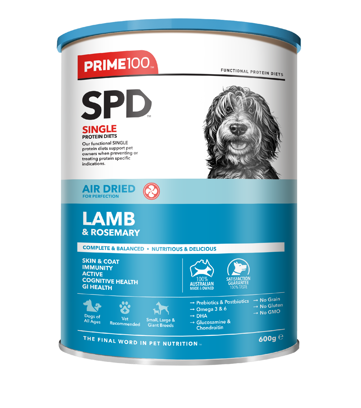 SPD Lamb & Rosemary Air Dried 600g