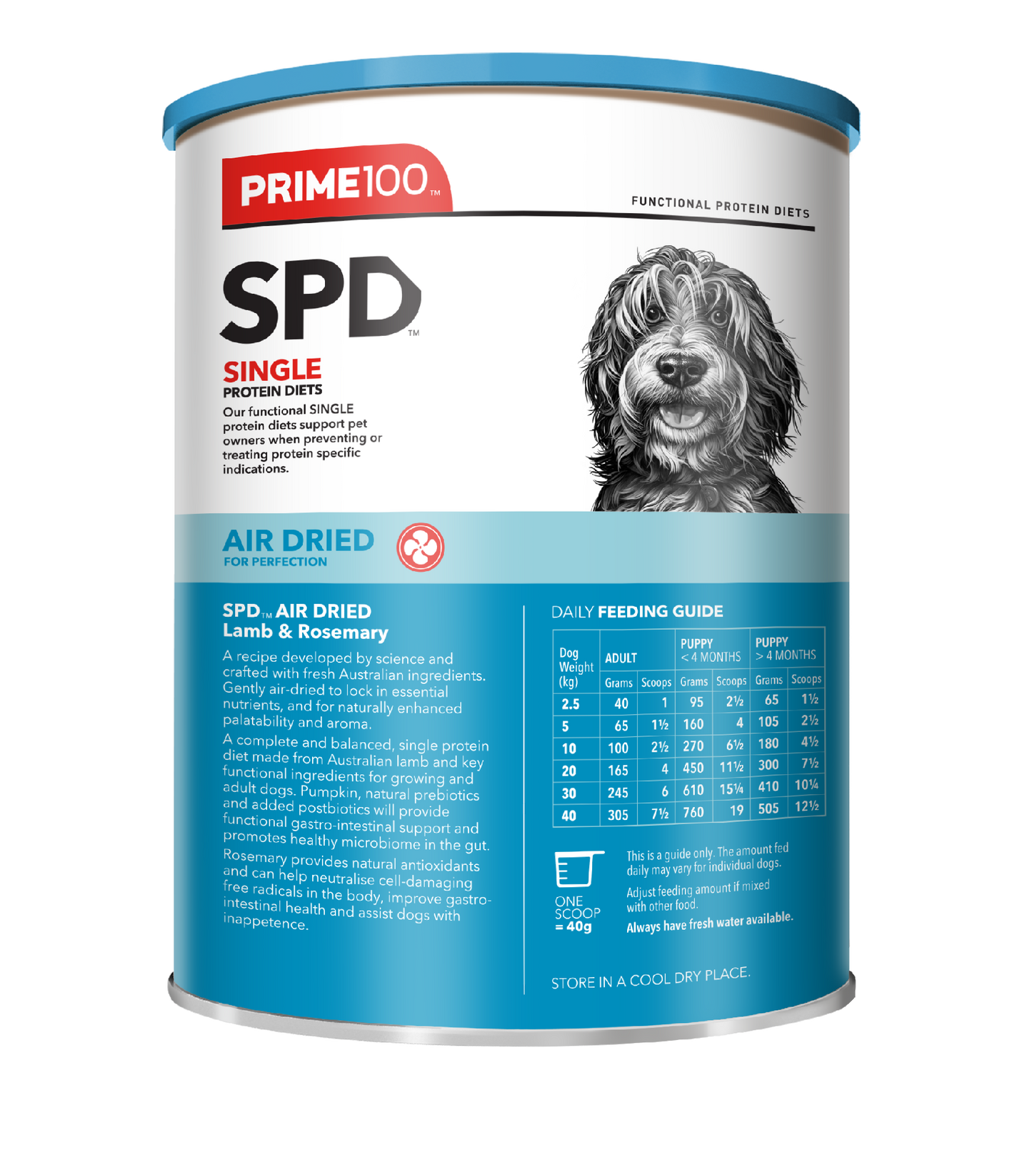 SPD Lamb & Rosemary Air Dried 600g