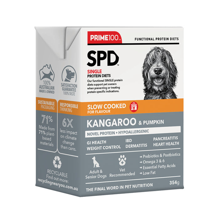 Prime 100 SPD Kangaroo & Pumpkin Slow Cooked 354g