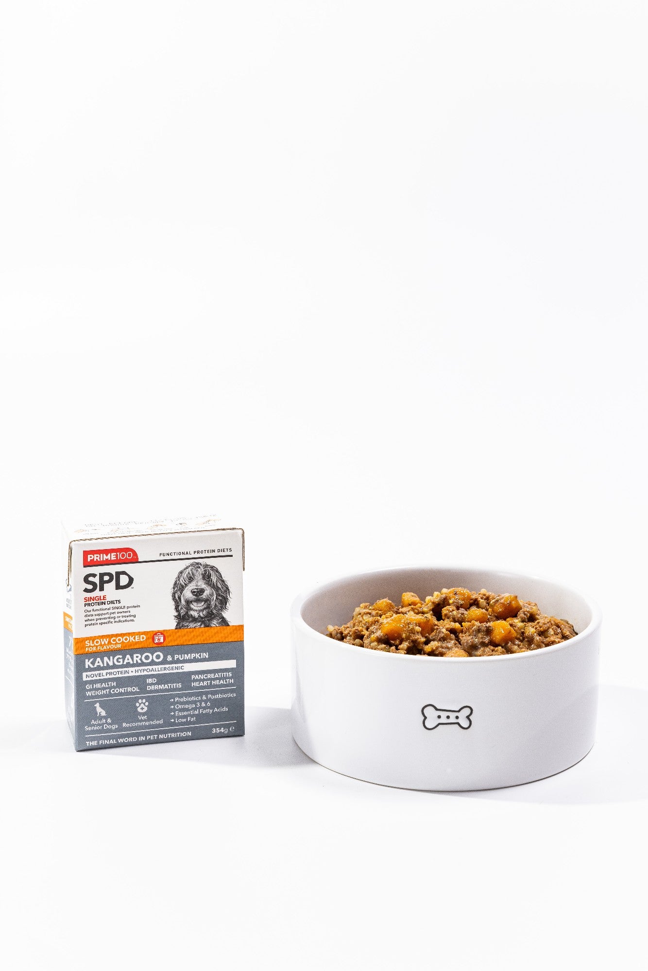 Prime 100 SPD Kangaroo & Pumpkin Slow Cooked 354g