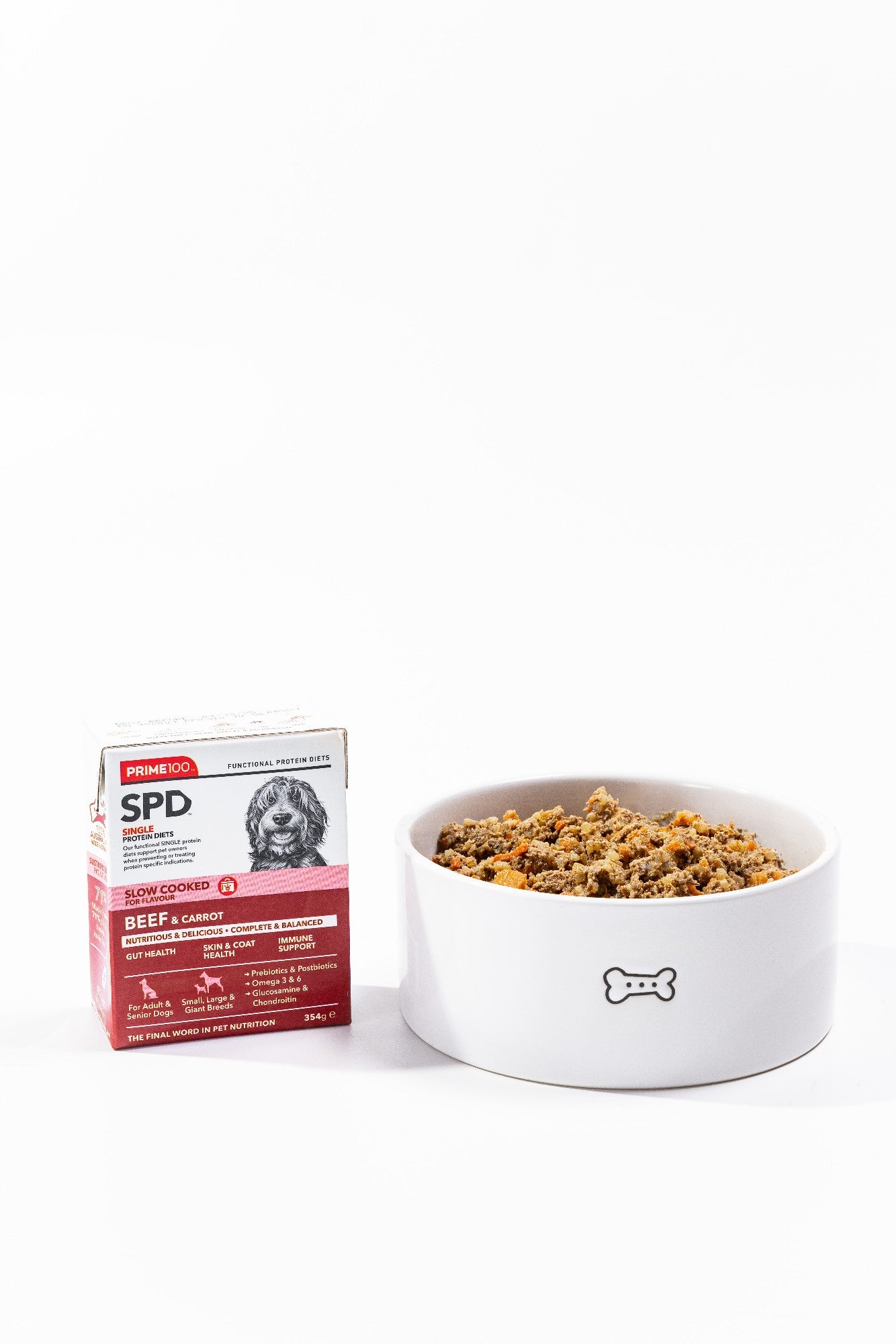 Prime 100 SPD Beef & Carrot Slow Cooked 354g