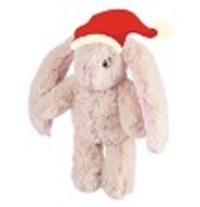Christmas Bunny w/ Santa Hat - Medium