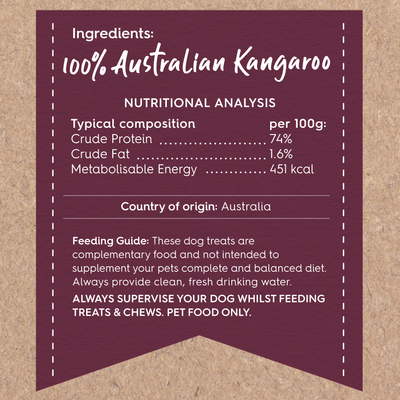Kazoo Prime Cuts Kangaroo Steak Strips-80g