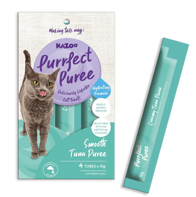 Kazoo Purrfect Puree – Tuna – 4pk – 15g