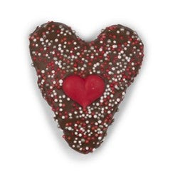 Kazoo Dog Heart Cookie - Carob W: 7cmL: 8cmD: 1.5cm 45g