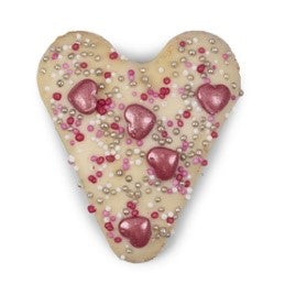Kazoo Dog Heart Cookie - Yoghurt W: 7cmL: 8cmD: 1.5cm 45g
