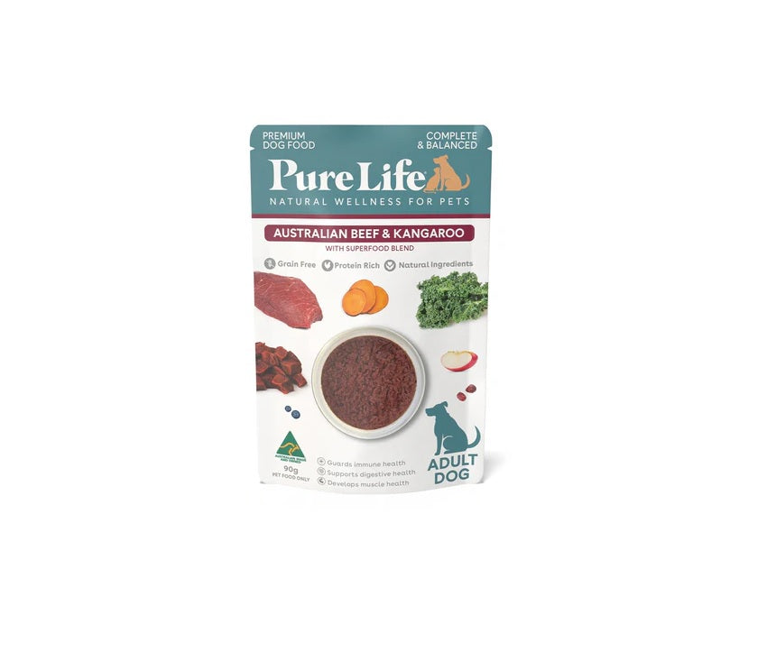 Pure Life Adult Dog Beef & Kangaroo 90g