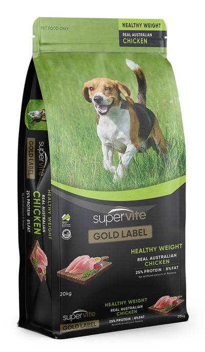 Supervite Gold Pro Healthy Weight Chicken 20Kg *Local Delivery or Instore Pick Up Only*