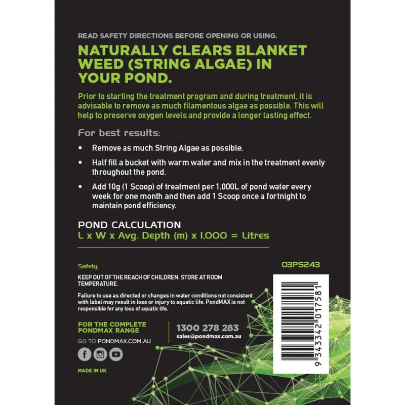 PondMax 50g String Algae Treatment