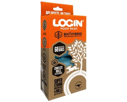 LOGIN Biohybrid Poo Bag 4Pack