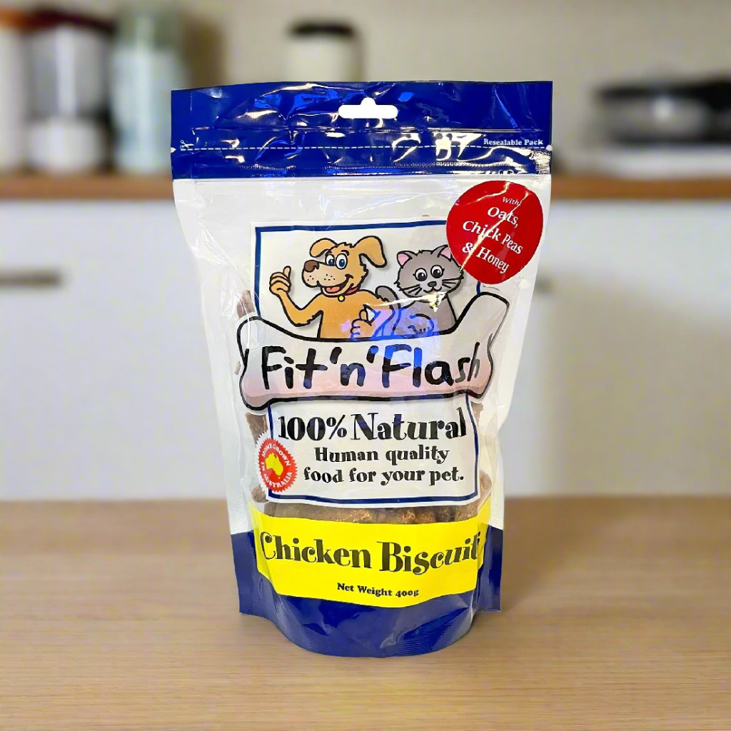 Fit & Flash Chicken Biscuits with oats and honey