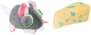 Indie & Scout Plush Mouse Toy Grey