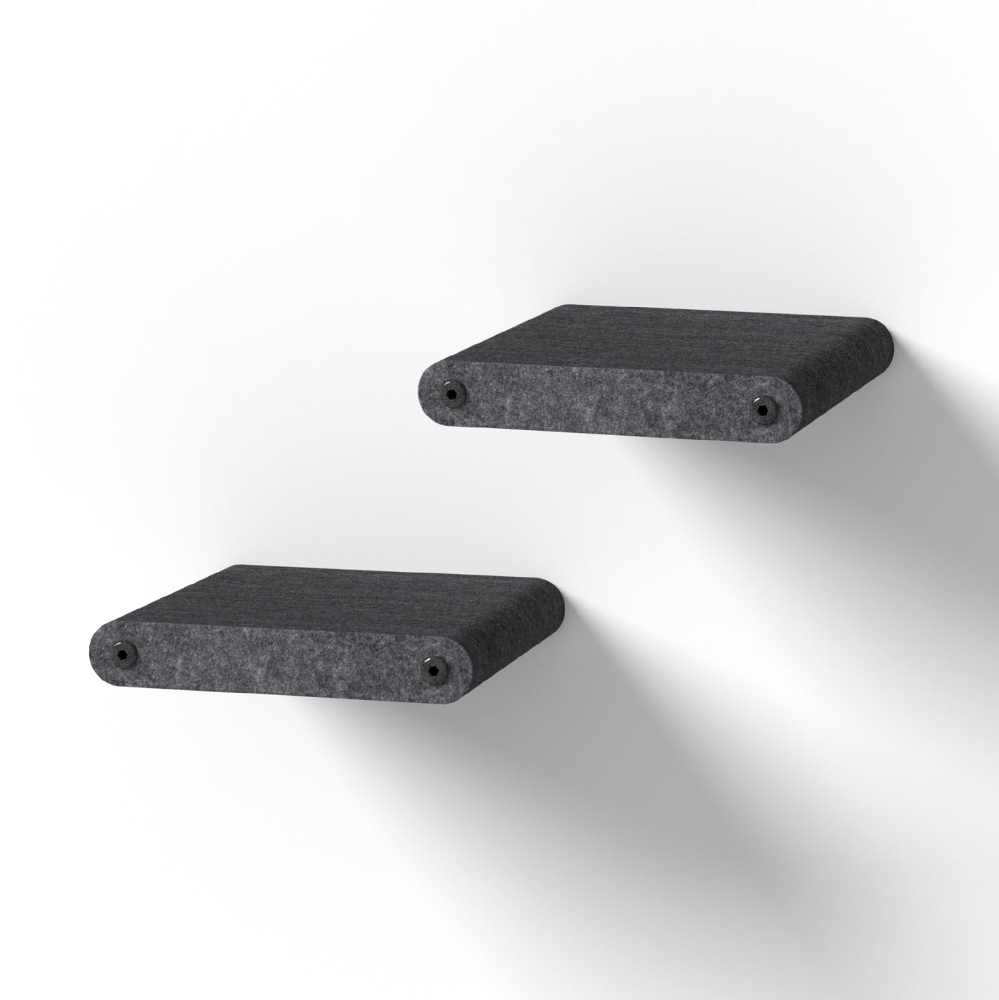 Pryde Pets Cat Climber Short Steps (2) Charcoal