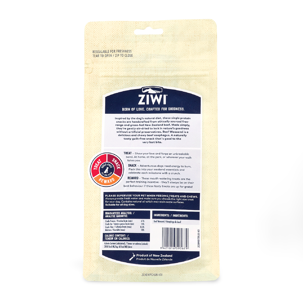 Ziwi Peak Beef Weasand Oral Health Chews 72g