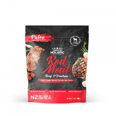 Absolute Holistic Air Dried Dog Red Meat - Beef & Venison 200gm