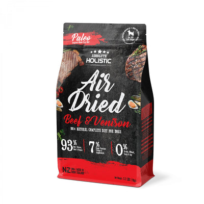 Absolute Holistic Air Dried Dog Food Red Meat- Beef & Venison 1kg