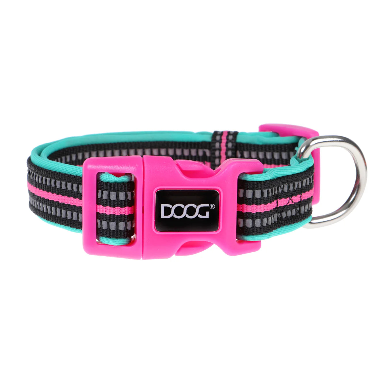 Doog Neoprene Dog Collar Rin Tin Tin (Neon)