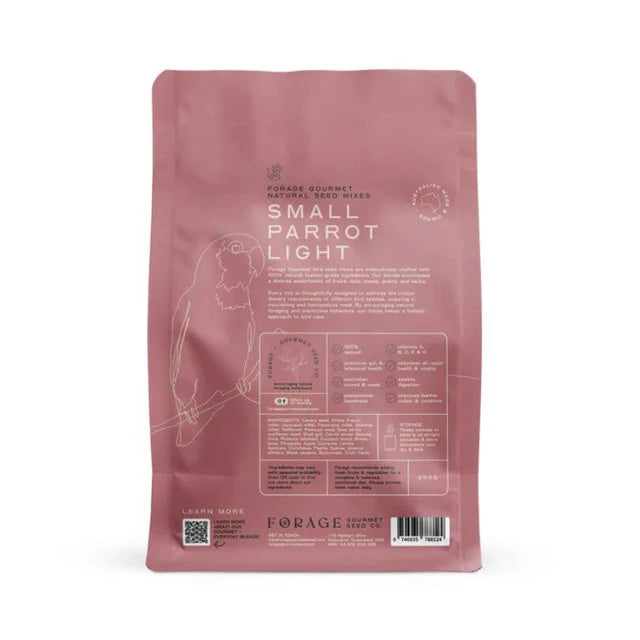 Forage Small Parrot Light 500g