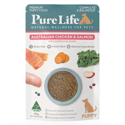 Pure Life Puppy Chicken & Salmon 90g