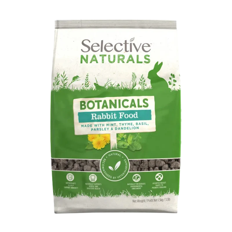 Selective Naturals Food Rabbit Botanicals 1.5Kg