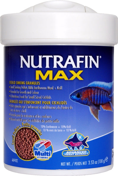 Nutrafin Max Cichlid Granules small 100g
