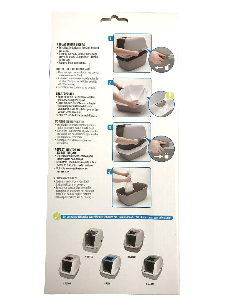 Catit Biodegradable Litter Tray Liner to suit Catit Litter Trays 10 pa