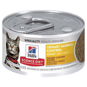 Science Diet Cat Adult Urinary Hairball Control 82g Can